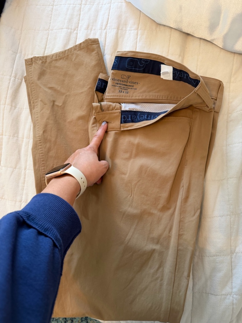 Vineyard Vines Men's Tan Performance Chinos